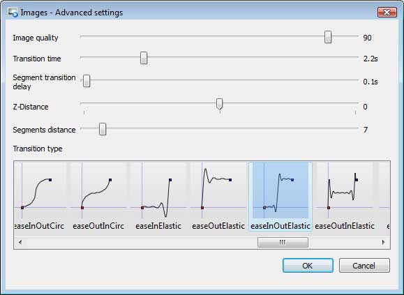 Advanced window : flash elastic image marque